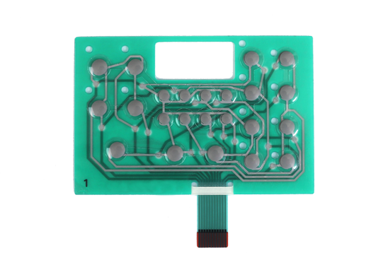 Circuito impreso serigrafiado con pistas de plata de Jianwei
